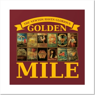 The Newton Haven Glorious Golden Mile Posters and Art